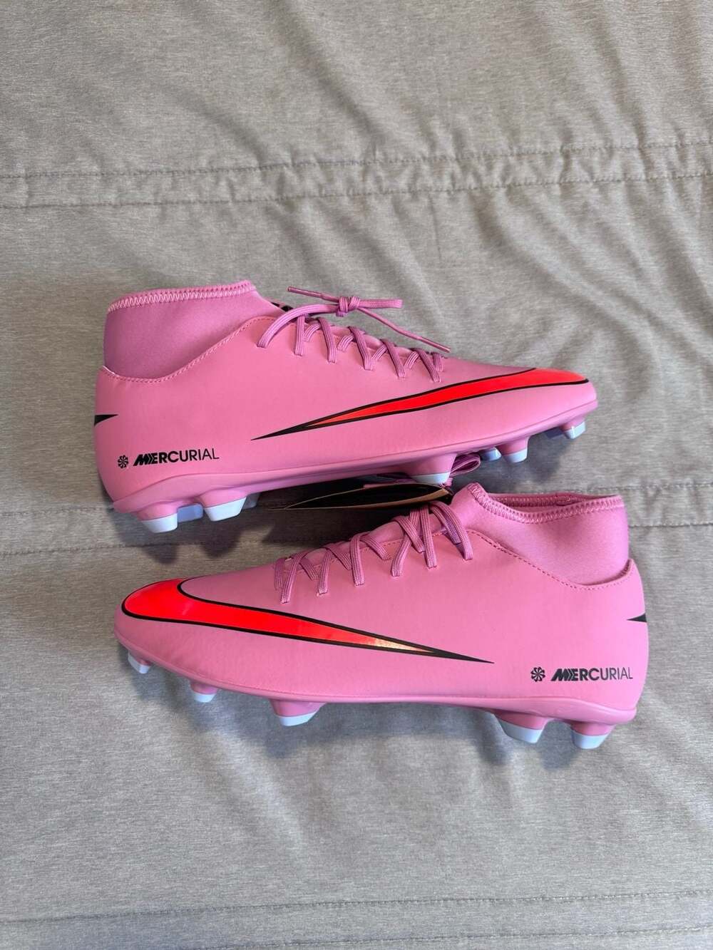 Nike Mercurial Superfly 10 Club FG/MG Pink Soccer Cleats Men’s 12 FQ8314-600